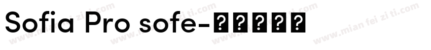 Sofia Pro sofe字体转换